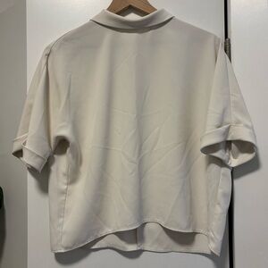 Uniqlo Cream Dress Shirt